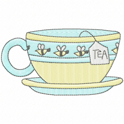 Mugs Embroidery Design 1